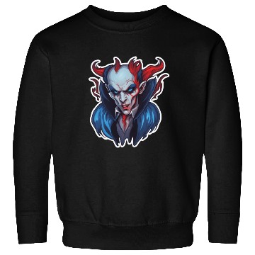 Discover dark shadows: Horned Vampire Sweatshirts