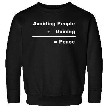 Discover Gaming Nerd Avoiding People Gaming Sweatshirts