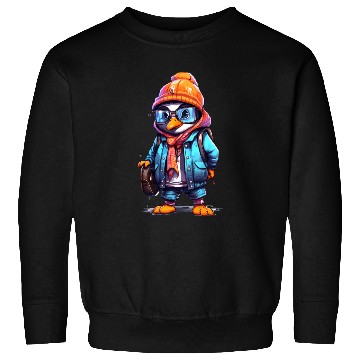 Discover Cute Penguin Cartoon Sweatshirts