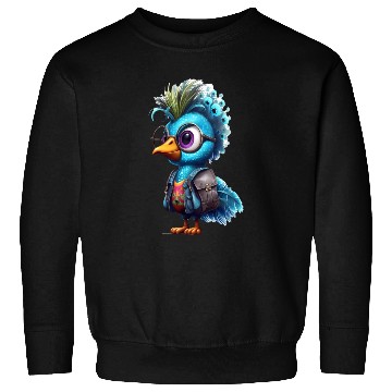 Discover Cute Peacock Cartoon Sweatshirts