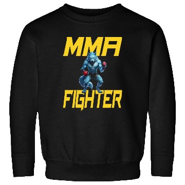 Discover MMA Werewolf - Cool MMA Fighter Design Sweatshirts