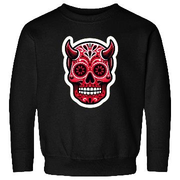 Discover Adventurous Spirit: Daredevil Sugar Skull Sweatshirts