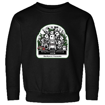 Discover Backyard Possums Cleanup Crew Eco Warriors Sweatshirts