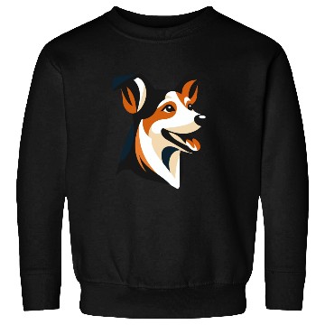 Discover Border Collie Illustration for Dog Lovers Sweatshirts