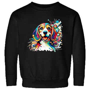 Discover Сheerful abstract beagle Sweatshirts