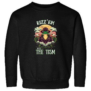 Discover Rizz Em With The Tism , classic Sweatshirts