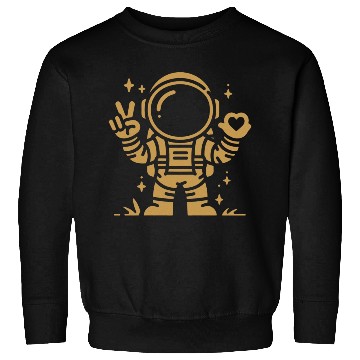 Discover Brown Astronaut is sending love Sweatshirts