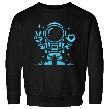 Discover Blue Astronaut is sending love Sweatshirts