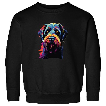 Discover Watercolor Colorful Giant Schnauzer Sweatshirts