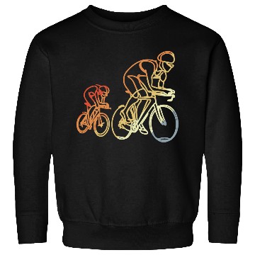 Discover Cycling Retro Style Sweatshirts