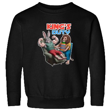 Discover "Royal Rabbit: A Majestic Monarch's Journey" Sweatshirts