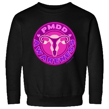 Discover PMDD Awareness Logo | Pink Purple Womb Sweatshirts