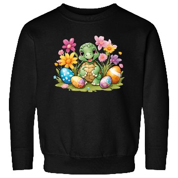 Discover Easter Turtle Delight: Colorful & Cute Design Sweatshirts