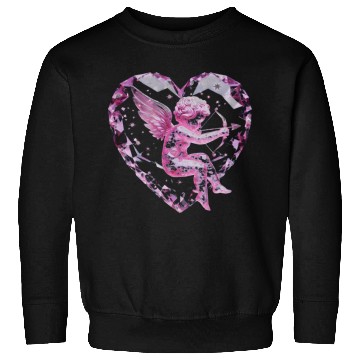Discover Rose Quartz Cupid Sweatshirts