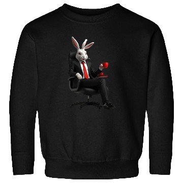 Discover Rabbit In Suit Sweatshirts
