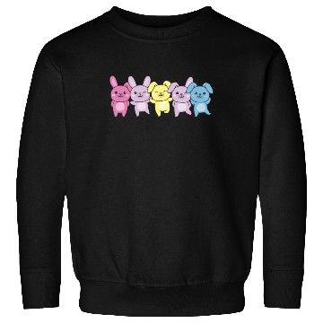 Discover Aporagender Flag Pride Lgbtq Bunny Sweatshirts