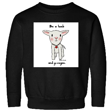 Discover Be a Lamb and Go Vegan Sweatshirts