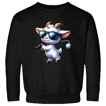 Discover Goat Golfer Golf Course Dog Owner Sweatshirts