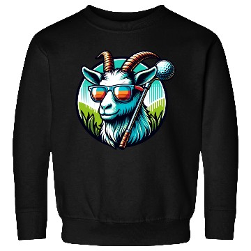 Discover Goat Golfer Golf Course Dog Owner Sweatshirts