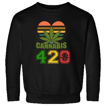 Discover Hysteric 420 Love Good Herb Weed Marijuana Design Sweatshirts