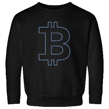 Discover Bitcoin Silhouette Pocket Currency Store Sweatshirts