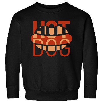 Discover hotdog grapic icon Sweatshirts