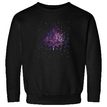 Discover Celestial Flower Radiant Lotus Bloom Sweatshirts