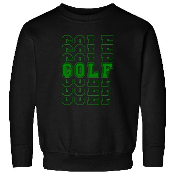 Discover Golf Sport Multi Word Style Sweatshirts
