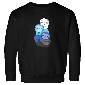 Discover Transmasc Flag Pride Lgbtq Cute Sloth Sweatshirts