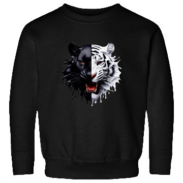 Discover 3D realistic black panther & Leopart Design Sweatshirts