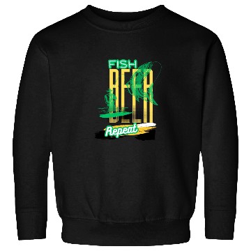 Discover Fish, Beer, Repeat Sweatshirts