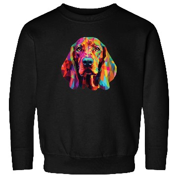 Discover Watercolor Colorful Redbone Coonhound Sweatshirts
