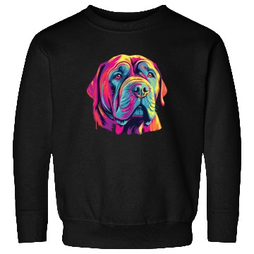 Discover Watercolor Colorful Neapolitan Mastiff Sweatshirts