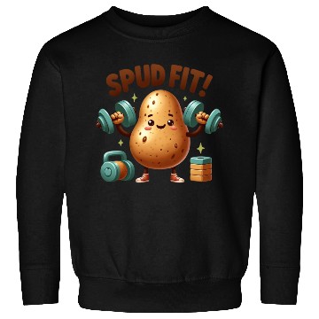 Discover Spud Fit: Lifting Potato Gym Sweatshirts