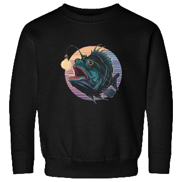 Discover Anglerfish Vintage for Men Women Kid Fish Lover Sweatshirts