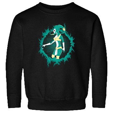 Discover Alien With Halftone Background Sweatshirts