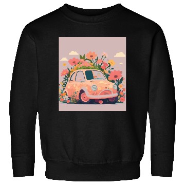 Discover Spring Flower and Old Car Sweatshirts