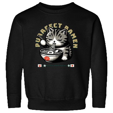 Discover Purrfect Ramen Bliss Sweatshirts