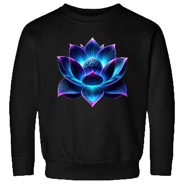 Discover Neon Lotus Sweatshirts
