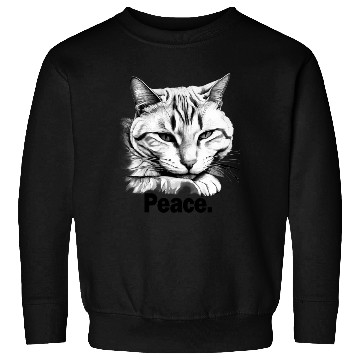 Discover Peaceful Tabby Art Sweatshirts