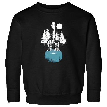 Discover Nature Guitar Silhouette Sweatshirts