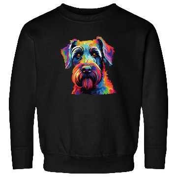 Discover Watercolor Colorful Standard Schnauzer Sweatshirts