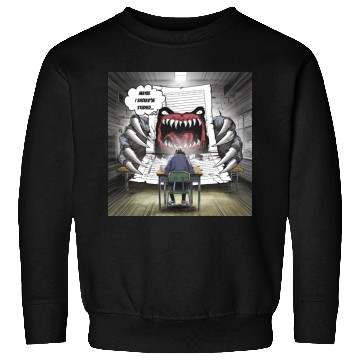 Discover Test Anxiety Student vs Exam Monster Exam Struggle Sweatshirts