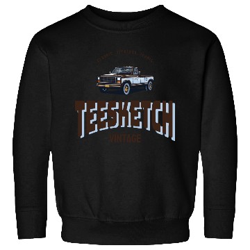 Discover retro car with teesketch logo | old school Sweatshirts