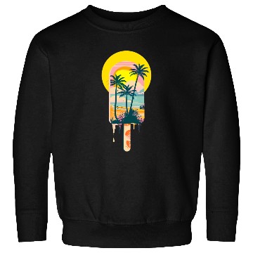 Discover Tropical Summer Sunset Sweets Paradise Sweatshirts