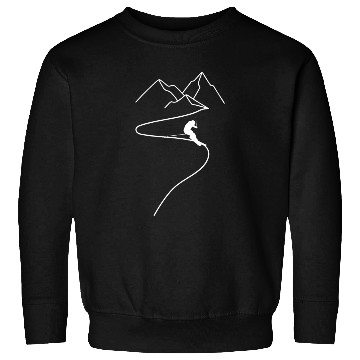Discover Skiing Mountains Winter sports Nature Sweatshirts