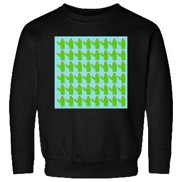 Discover EXOTIC GREEN CACKTUSES PATTERN Sweatshirts