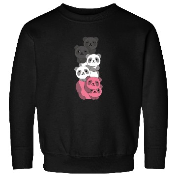 Discover Femaric Flag Pride Lgbtq Cute Panda Sweatshirts