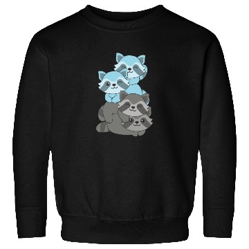 Discover Car Flag Pride Lgbtq Cute Raccoon Sweatshirts