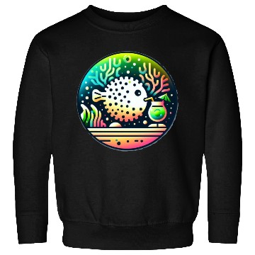 Discover Drunk Puffer Fish Sweatshirts